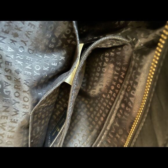 Kate Spade black nylon  large tote/shoulder bag top zipper . - Picture 13 of 16